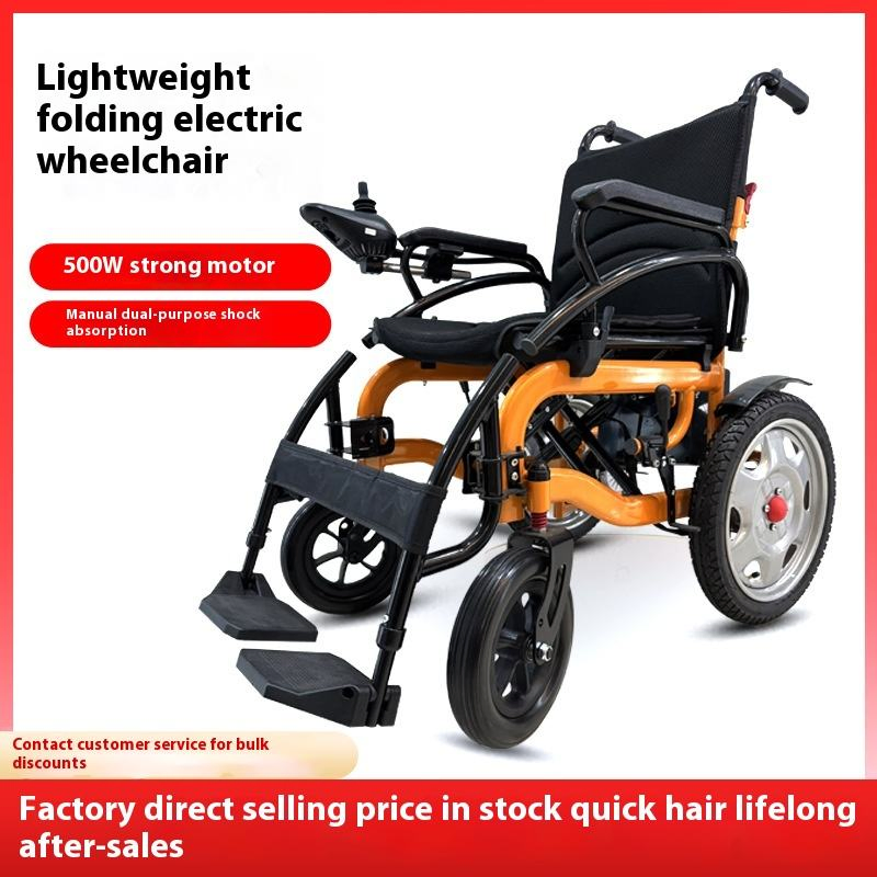 Stahl-Elektro-Rollstuhl-Faltbar Mdr CE Cheap All-Terrain Carbon Steel Fold Electric Wheelchair for Disabled