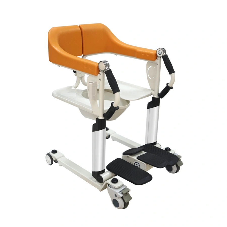 Handicapped Bathroom Electric Patient Transfer Lift Toilet Chair Wheelchair Commode Bedridden Elderly Care Artifact Paralyzed Hydraulic Move