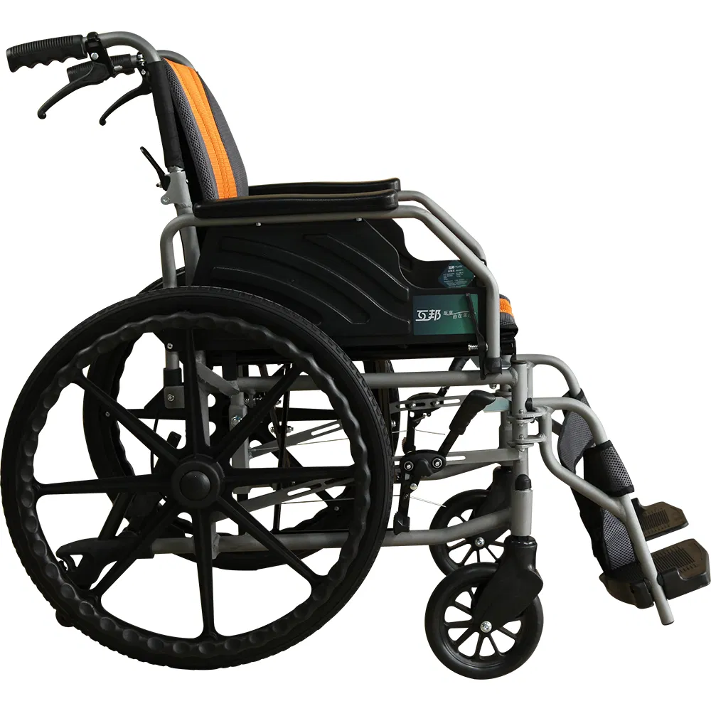 Pediatric Aluminum Alloy Frame Multi-Function Manual Wheelchair with Vibrant Color Options L13