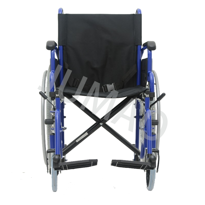 Ultra-Lightweight Aluminum Wheelchair with Powder Coating for Easy Mobility