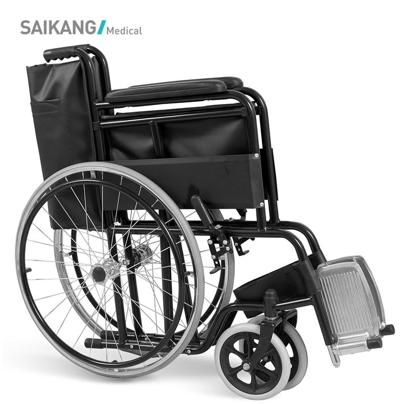 Ske030 Lightweight Motorized Multifunction Adjustable Foldable Paralysis Disabled Manual Wheelchair