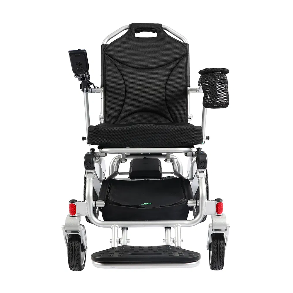 Jbh Manufactory Cheap Priec Electric Wheelchair Ideal for Travel Drive Range 20km-Capacity 160kgs D26