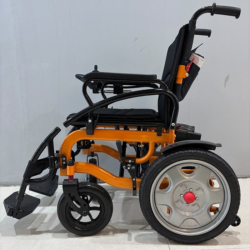 Stahl-Elektro-Rollstuhl-Faltbar Mdr CE Cheap All-Terrain Carbon Steel Fold Electric Wheelchair for Disabled