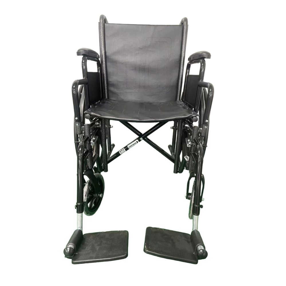 Attendant Brakes Footrest Manual Fold Metal Aluminum Reclining &amp; Tilt-in-Space Frame Hospital Handicapped Commode Wheelchair