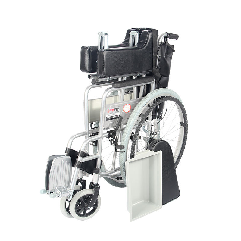 Hot-Selling Chinese Manufacturer Steel Commode Wheelchair with Potty for Disabled Cheap Price Wheel Chair