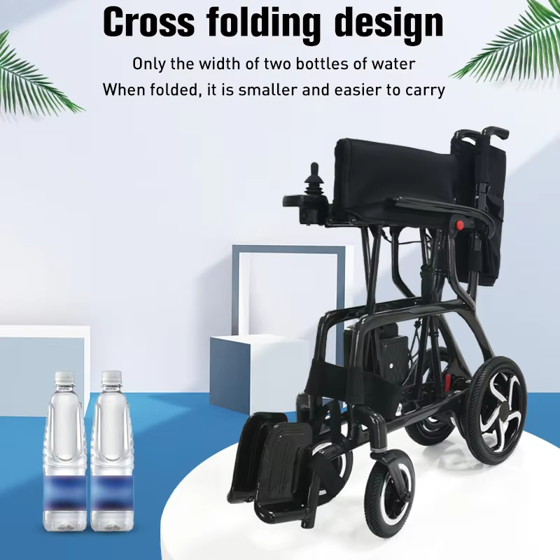 New Arrival Carbon Fiber Foldable Electric Wheelchair Scooter for The Disabled All Terrain 4 Wheel Scooters