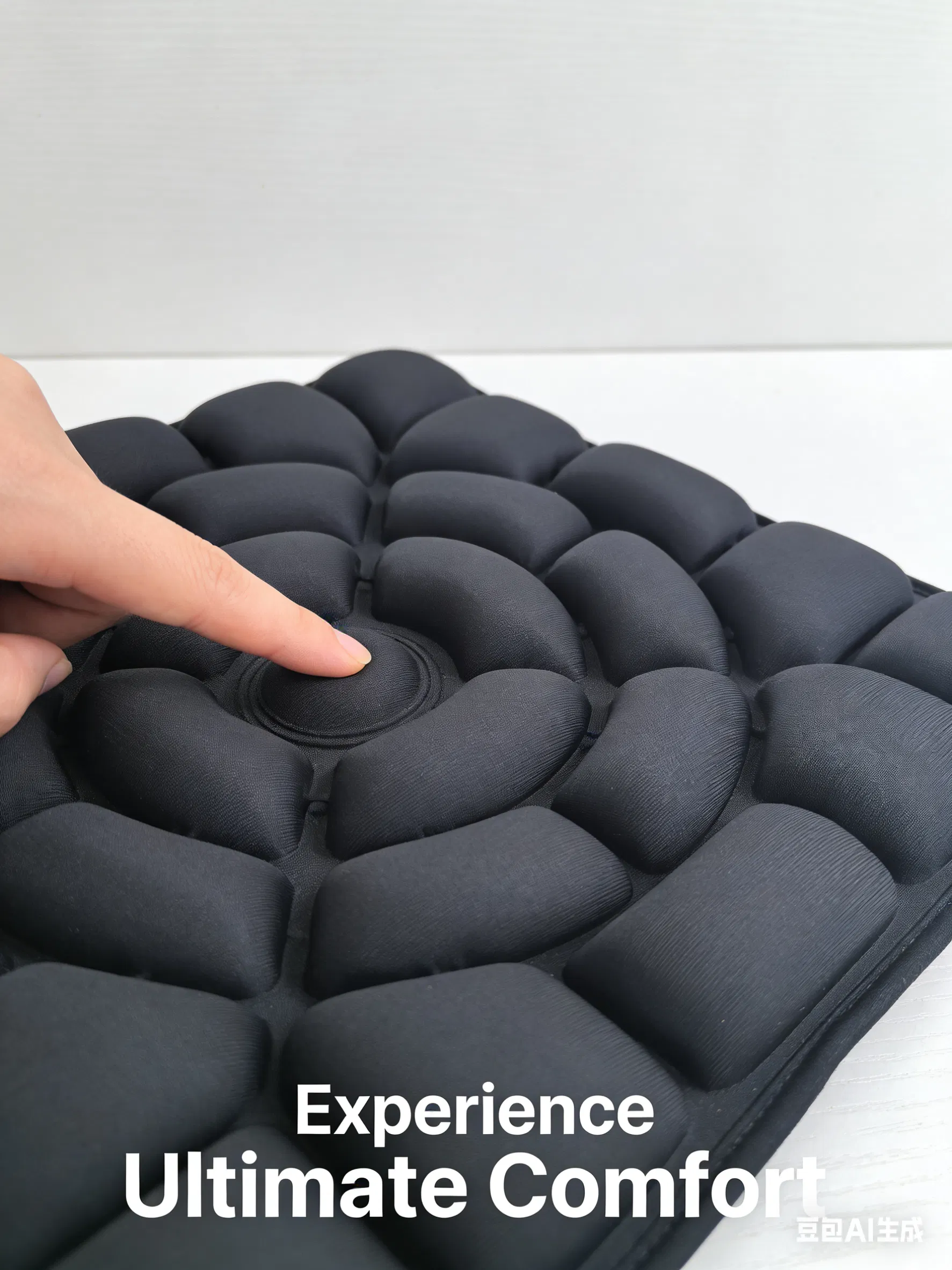 Ergonomic Air Cushion Support for Maximum Message in Wheelchairs