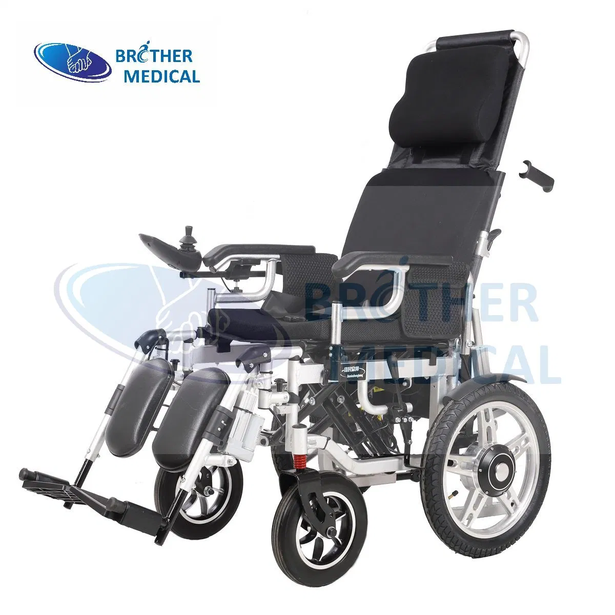 2023 Portable Lightweight Remote Control Electric Wheelchair Adjustable Seat for Disabled