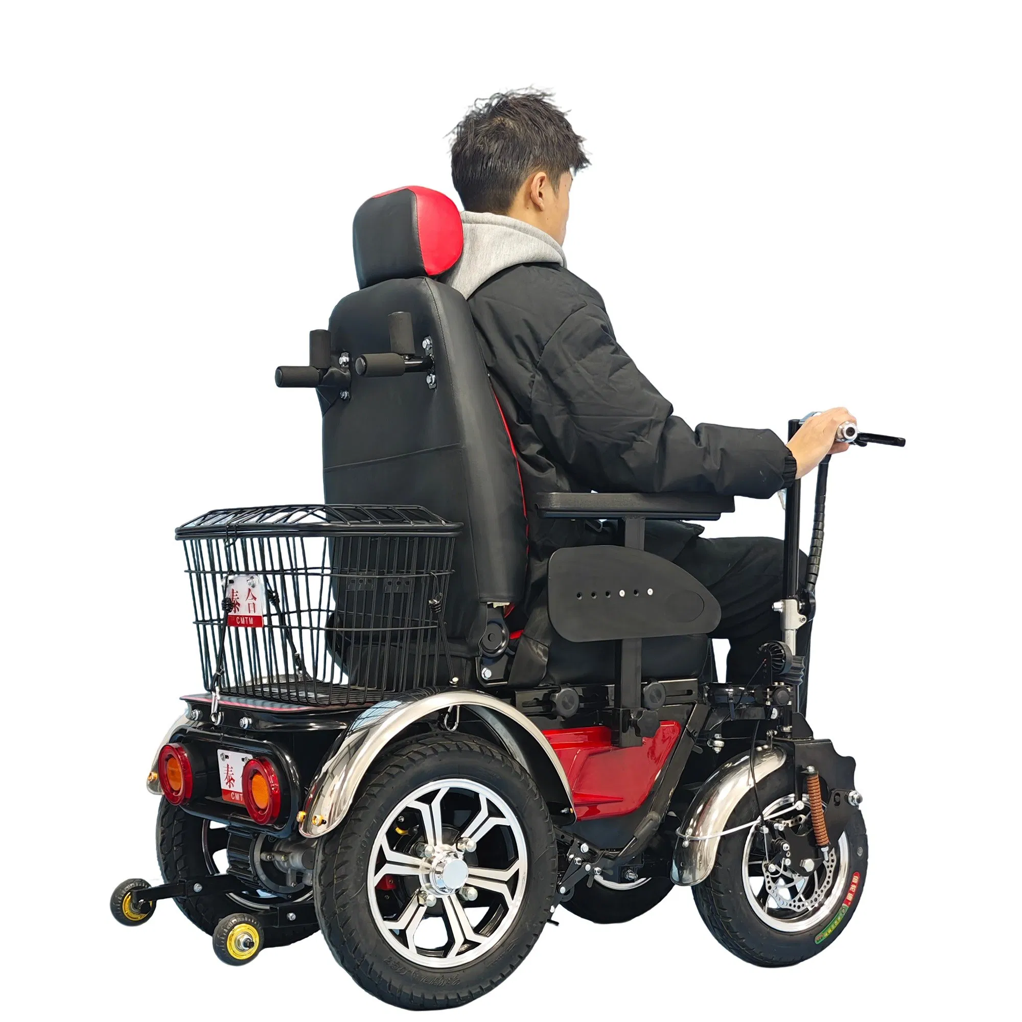 Pediatric Adjustable Electric Wheelchair with Growth-Adjustable Frame &amp; Safety Harness