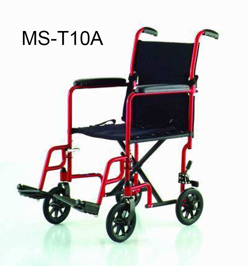 (MS-T10A) Aluminum Transport Sport Manual Power Lightweight Folding Wheel Chair