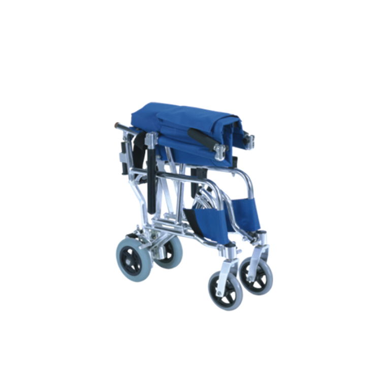 Portable Foldable Light Weight Travel Transport Manual Wheelchair