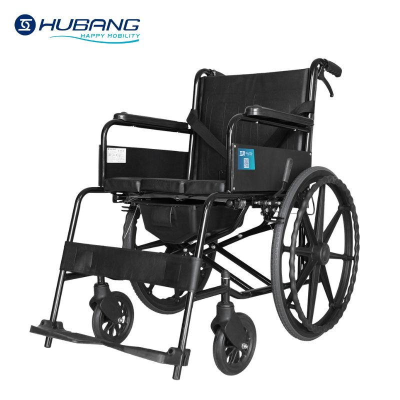 Hot Sale Manufacturer Commode Wheelchair Toilet Bedpan Stainless Steel Frame