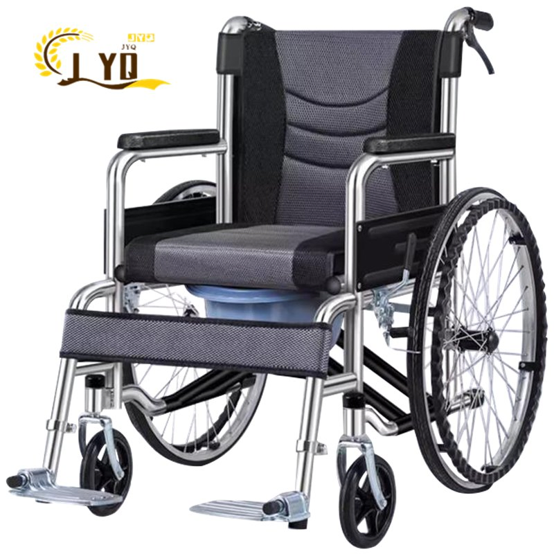 Manual Folding Rehabilitation Equipment Manual Standing Wheelchair for Adults