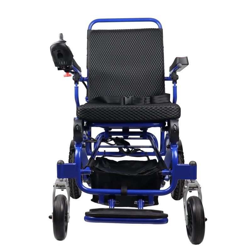 Remote Control Aluminium Folding Power Wheelchair Light Weight