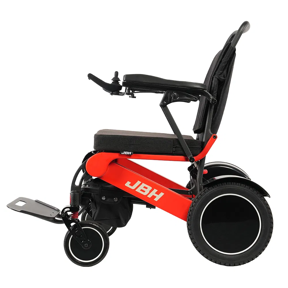 Jbh Folding Light Weight Travel Electric Wheelchair DC03 4 Wheel Medical Equipment