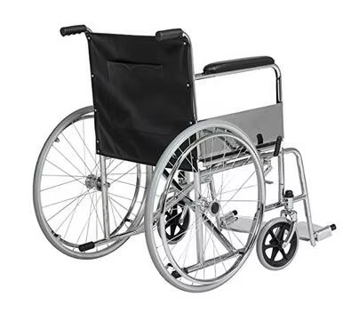 Lightweight Folding Wheelchair with Customized Logo for Easy Transport