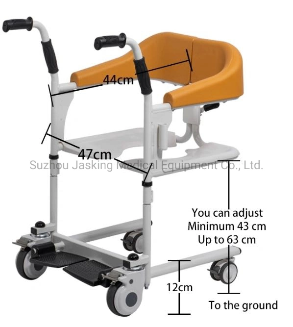 New Multi-Functional Patient Transfer Lifting Commode Wheelchair (JX-6910)