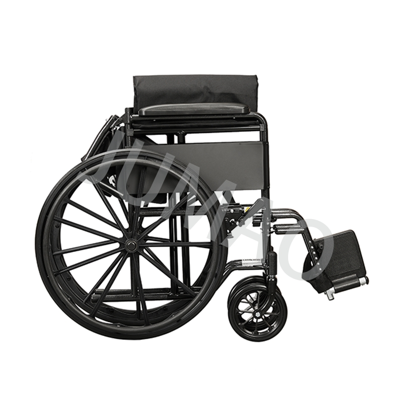 K1 Manual Wheelchair for Bariatric Users with Sturdy 24'' Rear Wheels