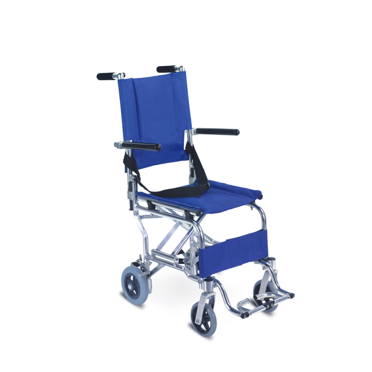 Portable Foldable Light Weight Travel Transport Manual Wheelchair