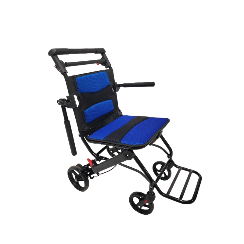 Compact Folding and Easily Storage Wheelchair for Indoor and Outdoor