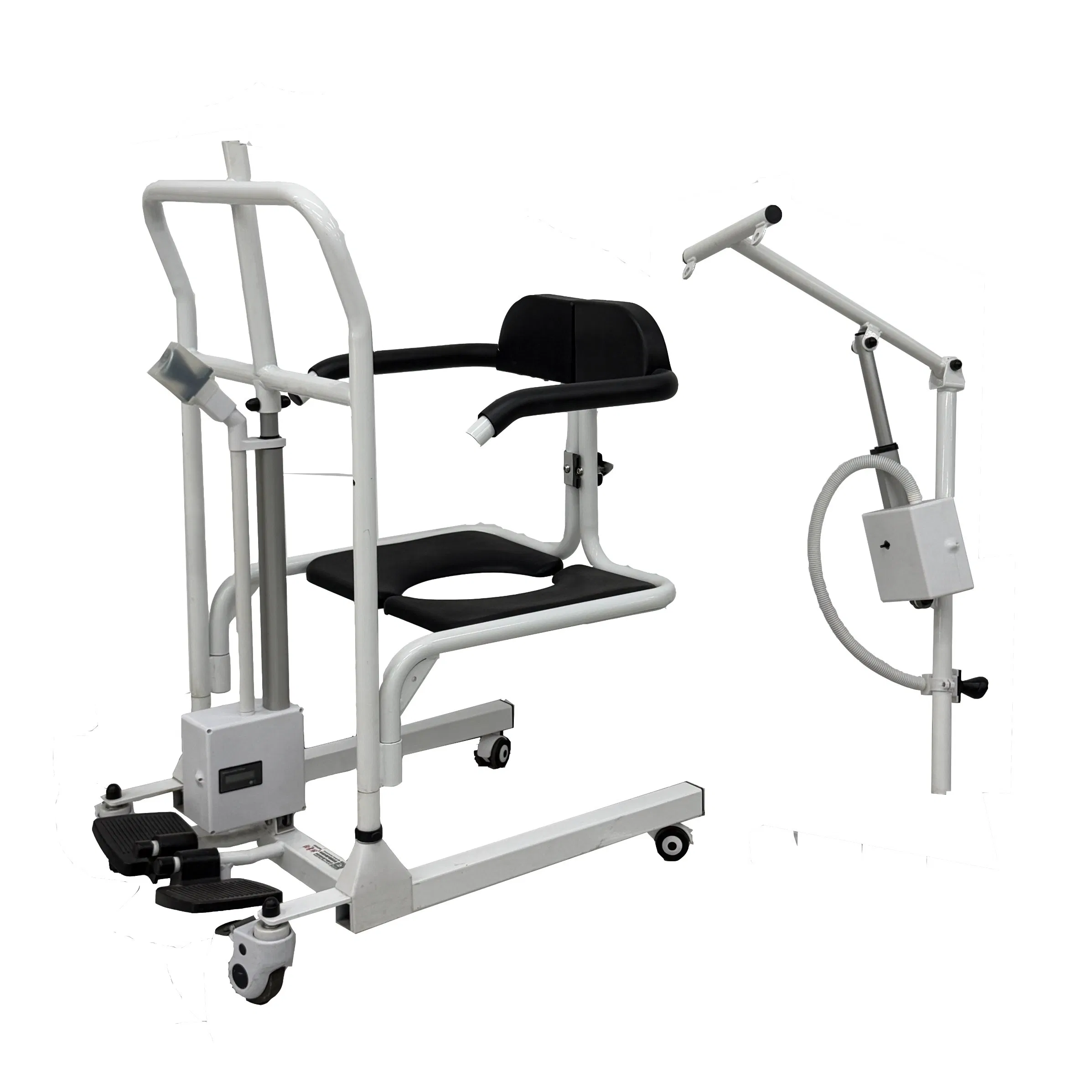 Elderly Portable Transfer Lift Wheelchair Nursing Chair Lift Sling with Commode