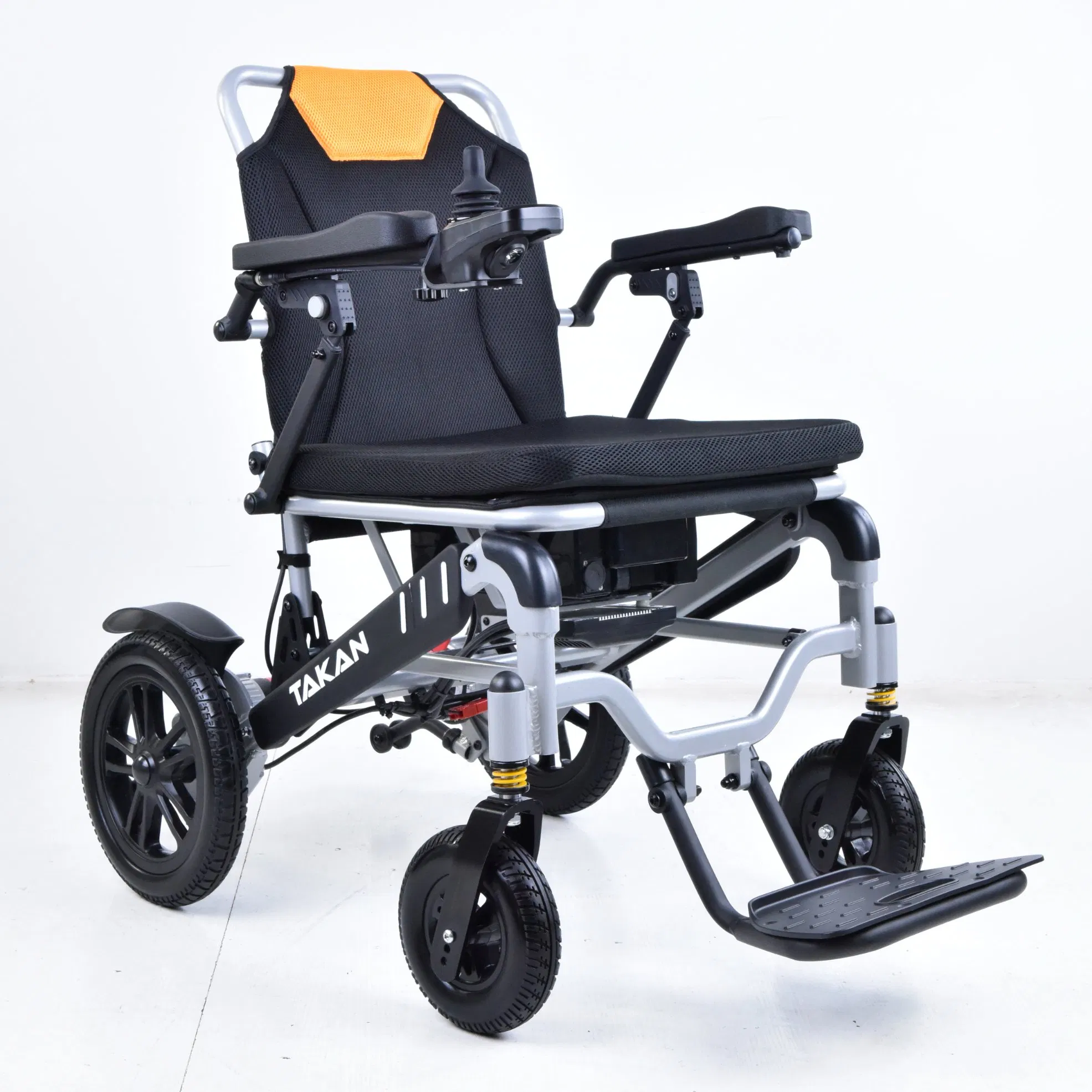 Folding Aluminum Frame Brushless Electric Wheelchair