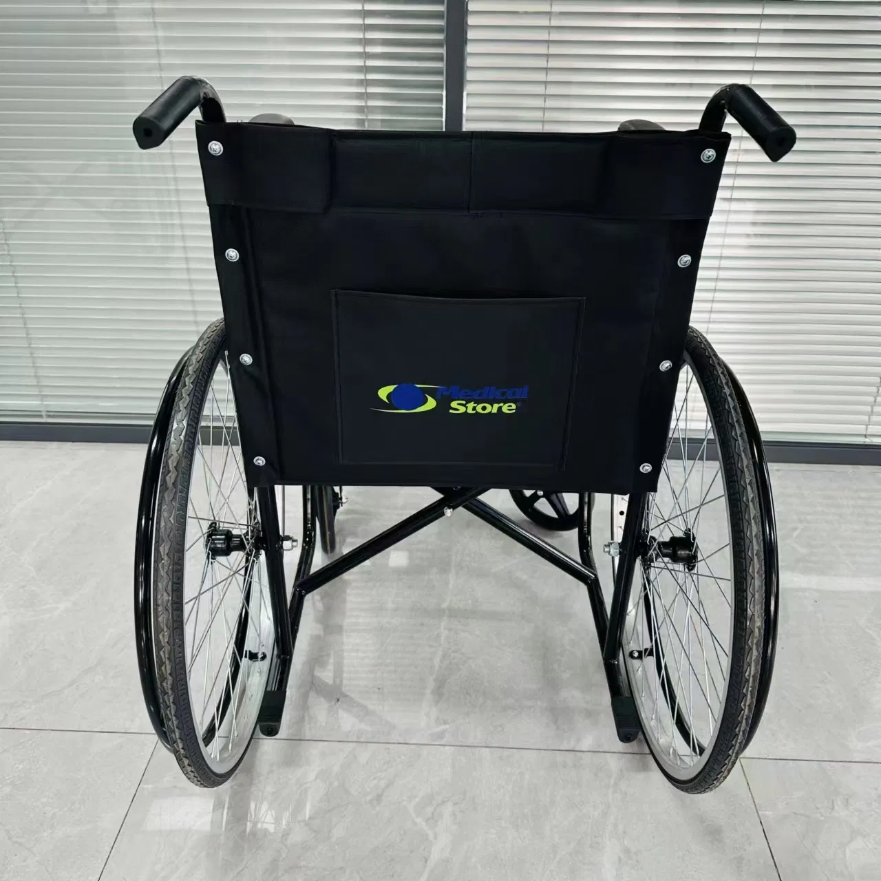 Wholesale Sturdy Steel Manual Wheelchair for Bariatric Disabled Users