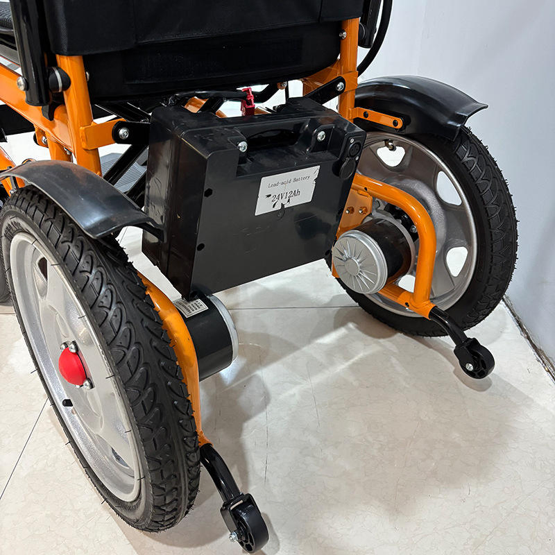 Stahl-Elektro-Rollstuhl-Faltbar Mdr CE Cheap All-Terrain Carbon Steel Fold Electric Wheelchair for Disabled