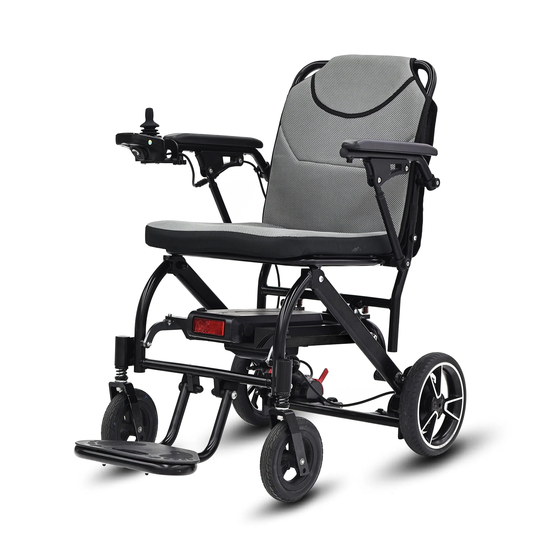 Durable Aluminum Wheelchair with Compact Folding Design for Easy Transport