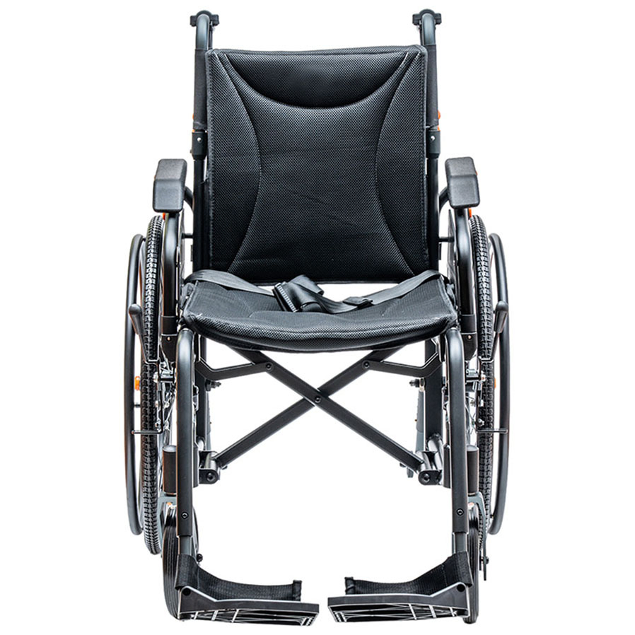 Lightweight Aluminum Foldable Easy-Transport Comfortable Manual Wheelchair