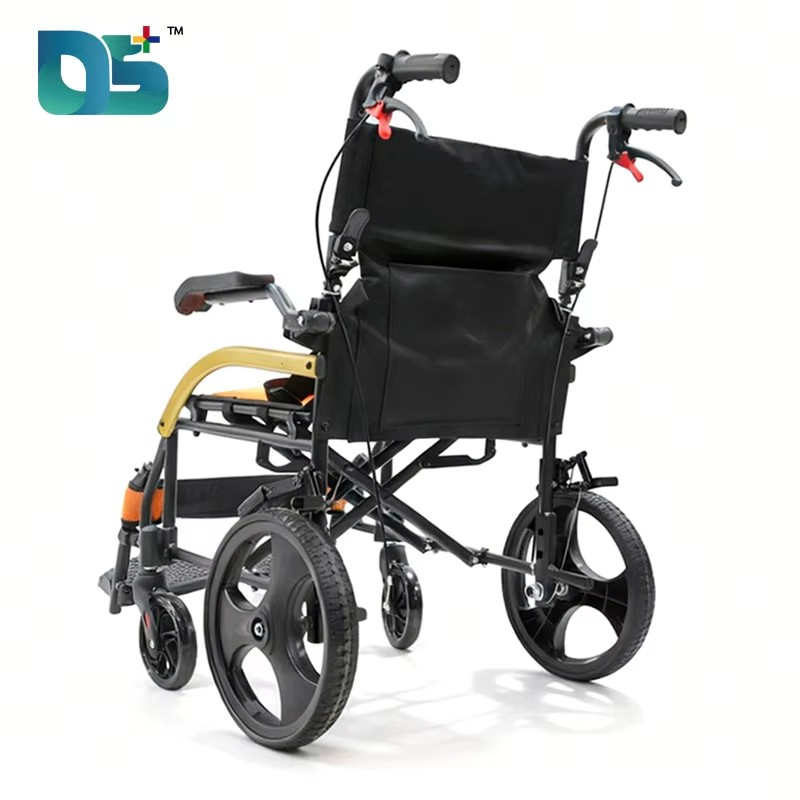 High Quality Standard Outdoor Cheap Comfortable Hospital Medical Old People Disabled Lightweight Folding Manual Wheelchair