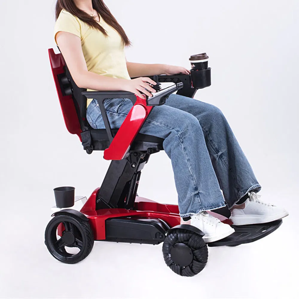 Bariatric Offroad Disabled People Collapsible Power Wheel Chair Motorized Based All Round Electric Mobility Scooter Sillas De Rueda