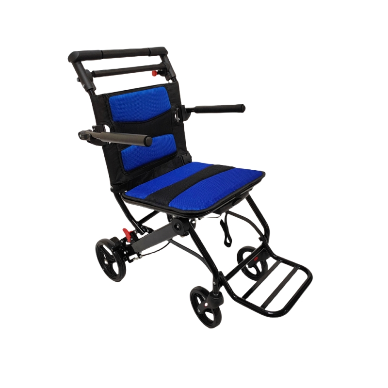 Compact Folding and Easily Storage Wheelchair for Indoor and Outdoor