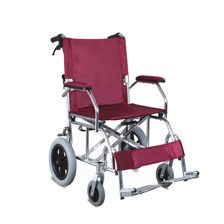 Portable Foldable Light Weight Travel Transport Manual Wheelchair