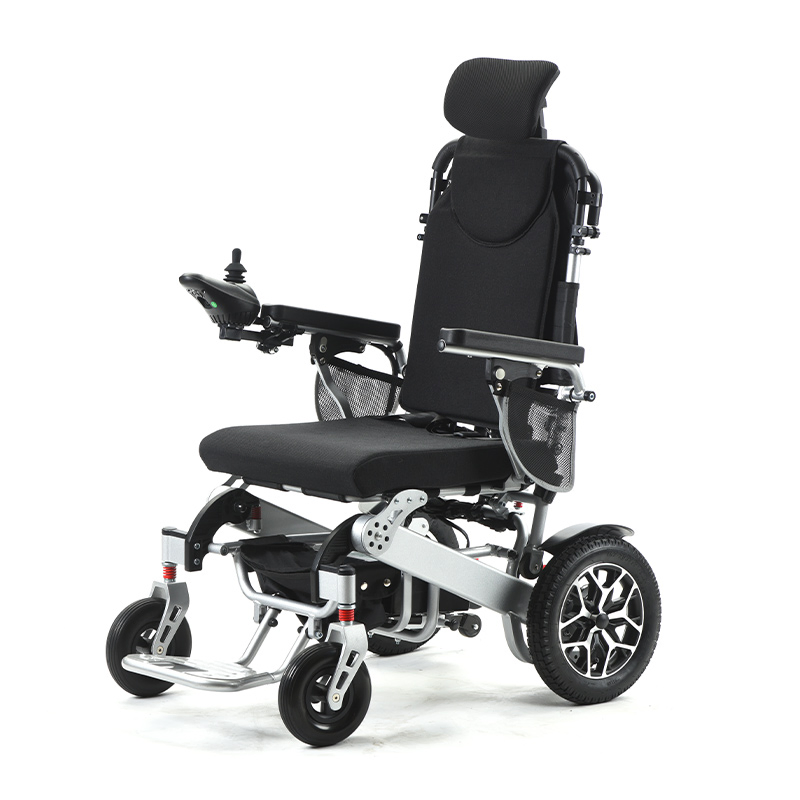 Folding Portable 500W Motor Reclining Electric Power Wheelchair for Adults