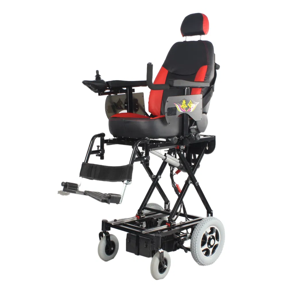 Standing Electric Wheelchair Manufacturer with Sit to Stand Lift Function for Rehabilitation and Independence Aid