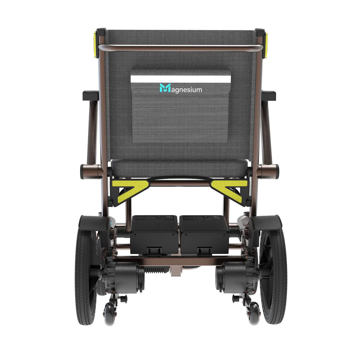 2025 New Style Magnesium Alloy Disabled Care Portable Foldable Lightweight Super Power Chair Electric Wheelchair