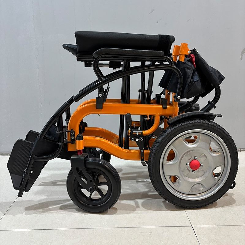Stahl-Elektro-Rollstuhl-Faltbar Mdr CE Cheap All-Terrain Carbon Steel Fold Electric Wheelchair for Disabled