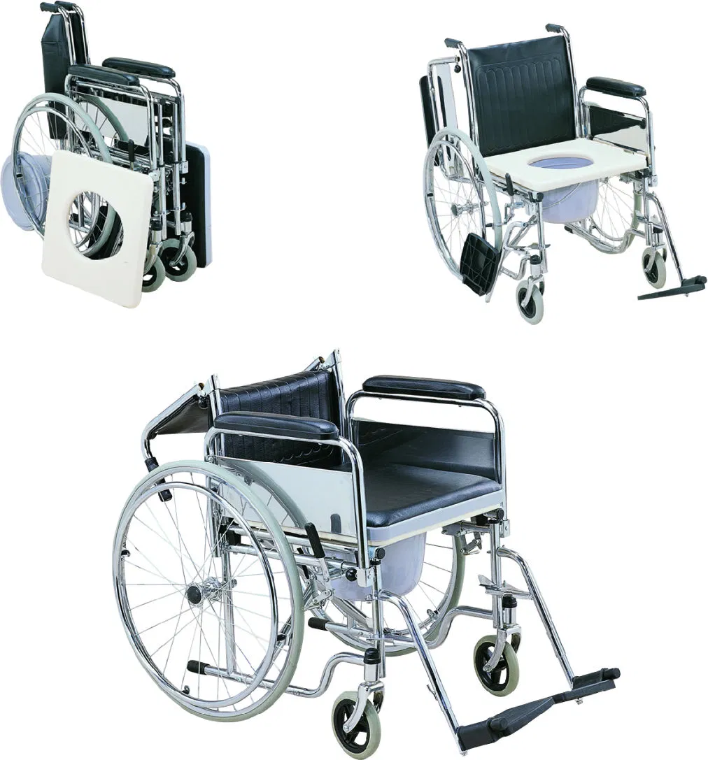 Portable Commode Wheelchair 2