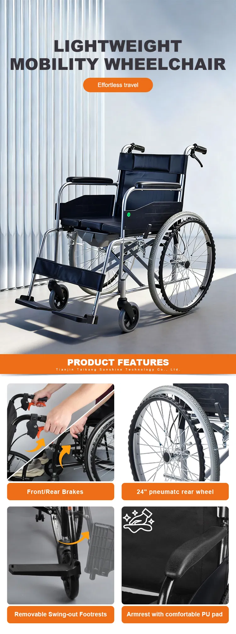 Manual Wheelchair Detail 2