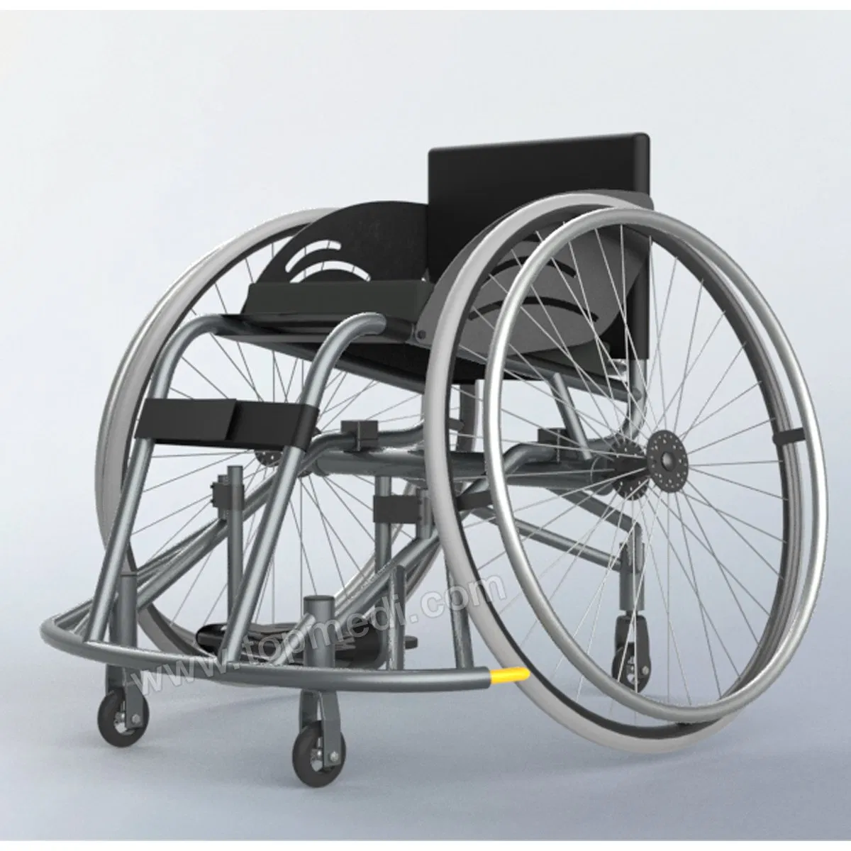 Easily Operated Handcycle Sport Basketball Forward Wheelchair