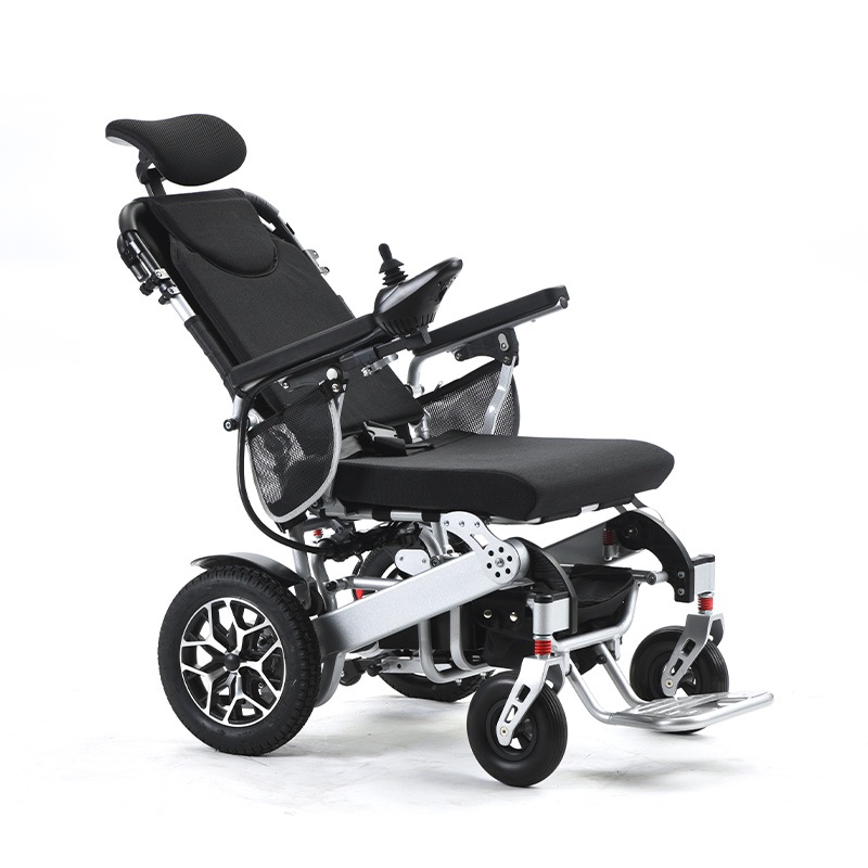 Folding Portable 500W Motor Reclining Electric Power Wheelchair for Adults