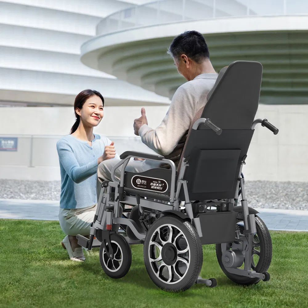 Motorised Power Assisted Wheelchair with Easy Push to Go Saves Effort Indoor Mobility Assistant Aids Limited Mobility