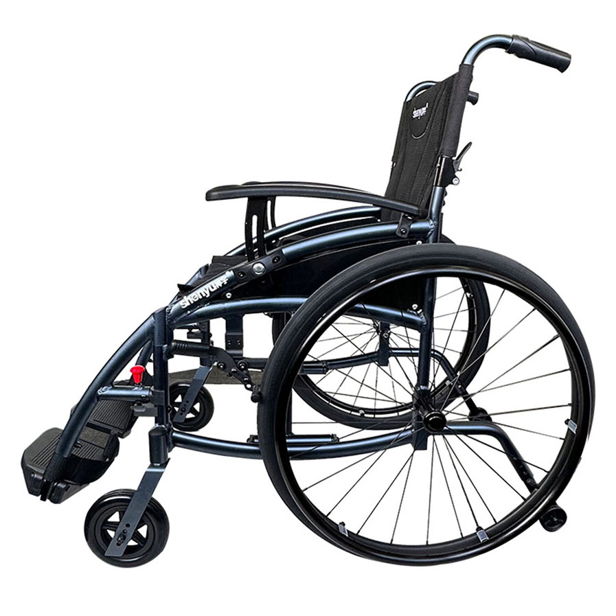 Premium Anodized Frame Comfortable Seat Durable Lightweight Manual Wheelchair