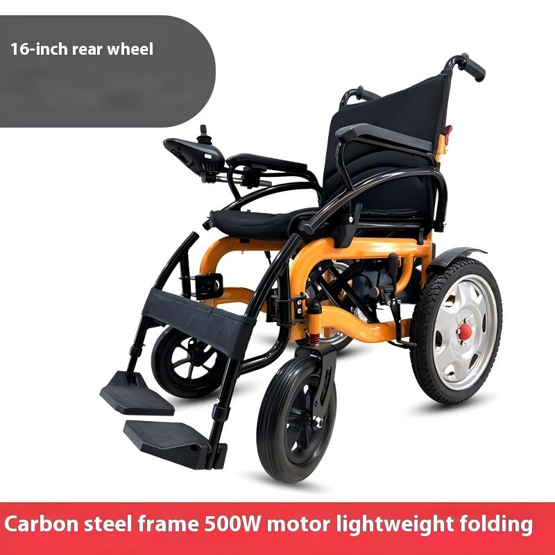Stahl-Elektro-Rollstuhl-Faltbar Mdr CE Cheap All-Terrain Carbon Steel Fold Electric Wheelchair for Disabled