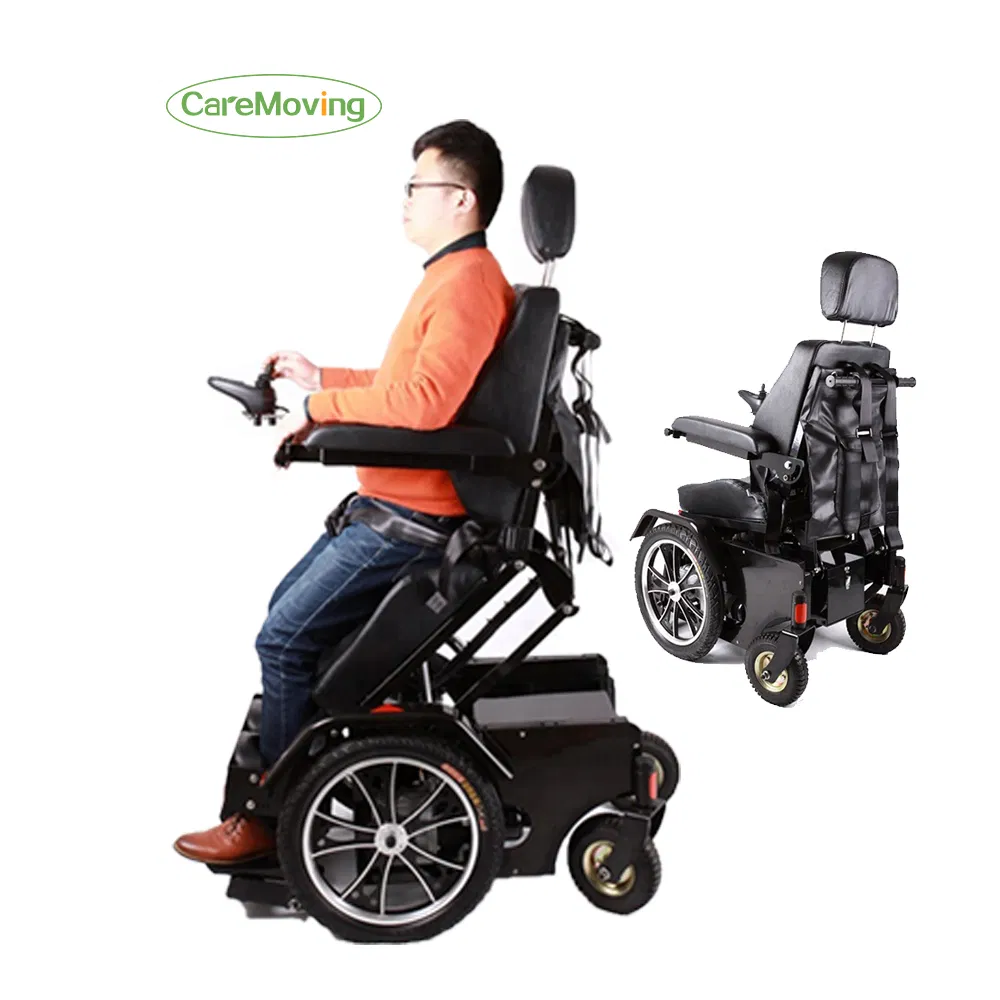 Ergonomic Standing Wheelchair for Disabled People with Luxury Features and Reclining Capabilities