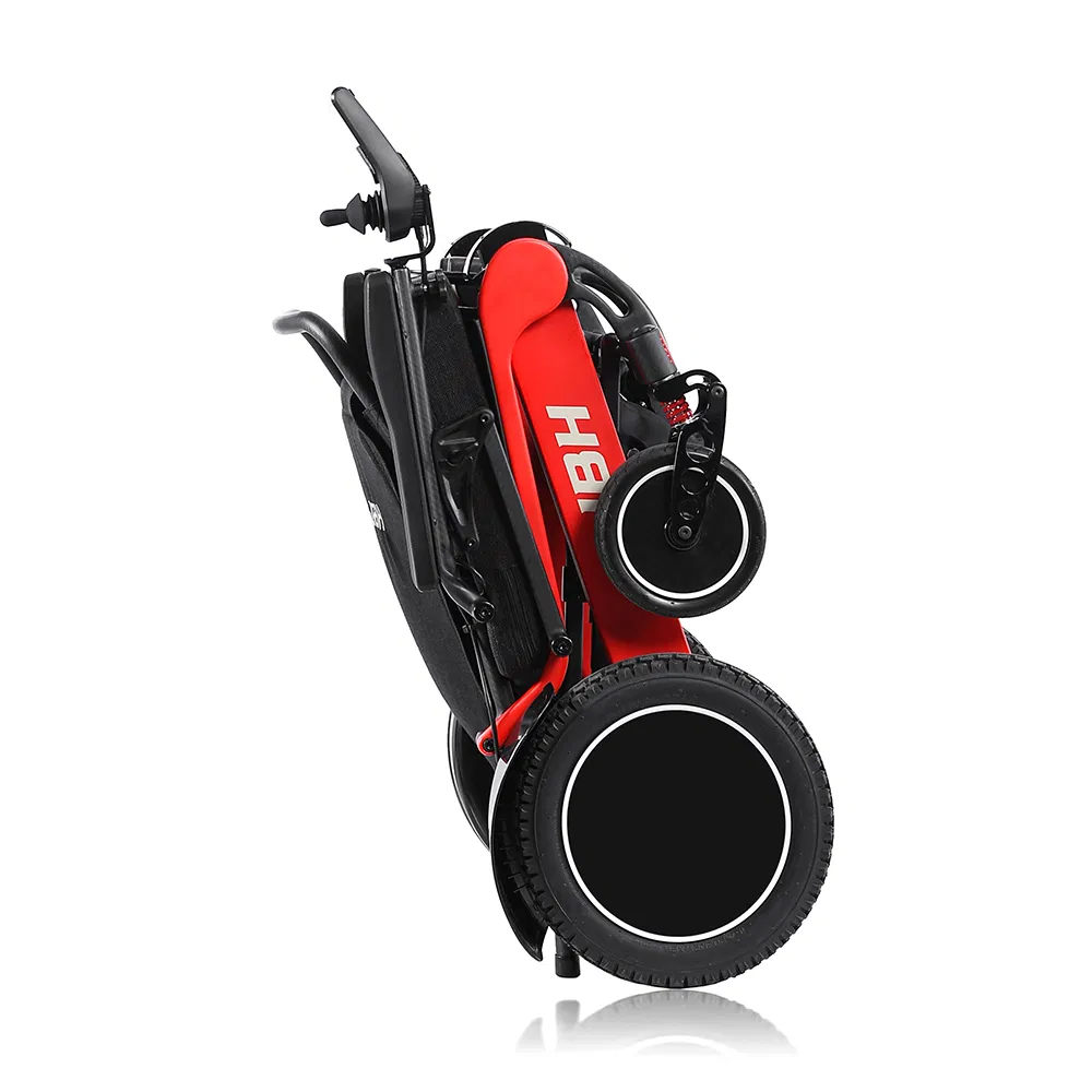 Jbh Folding Light Weight Travel Electric Wheelchair DC03 4 Wheel Medical Equipment