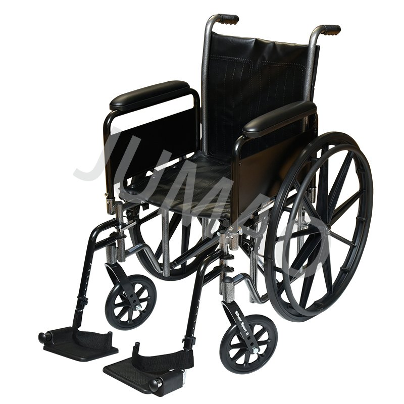 K2 Swing-Away Footrest Folding Manual Standard Wheelchair for Transport