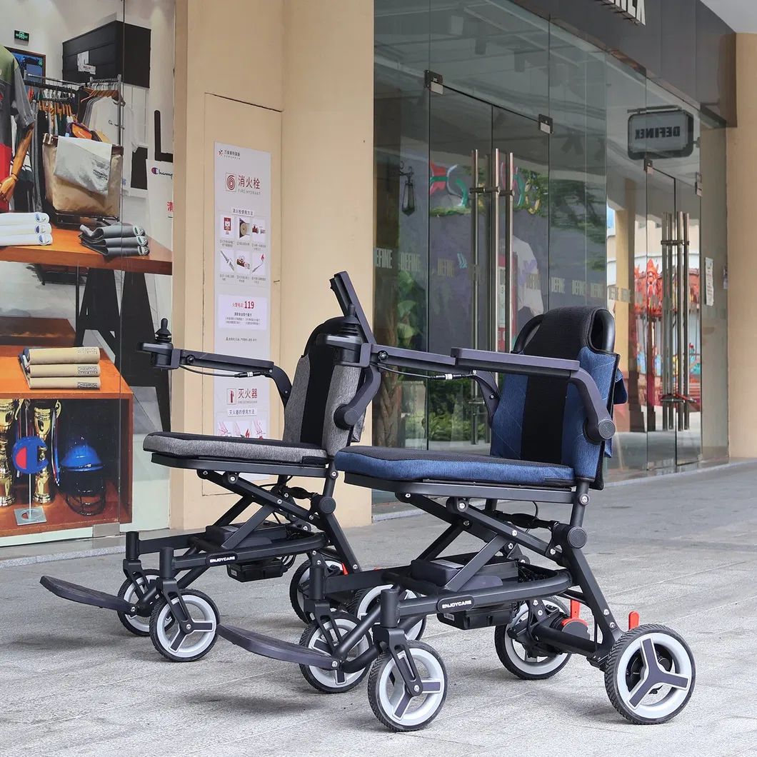 Lightweight and Foldable Wheelchair Epw63A Side View