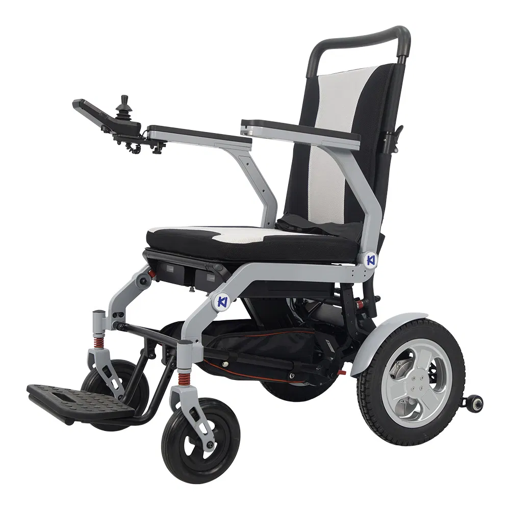 All Terrain 6ah*2PCS Electric Wheelchair Seniors with Lithium Battery Kz3
